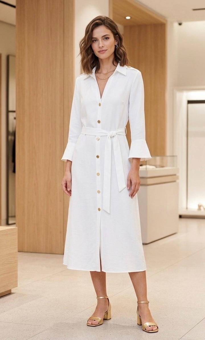 Белое платье Zara
