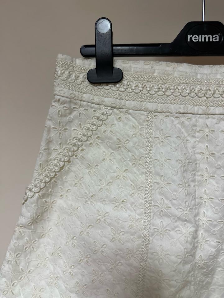 Белые ажурные шорты Zara в стиле boho chic