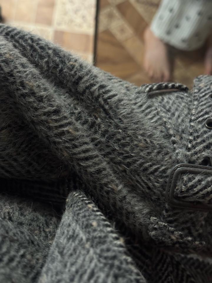 Пальто из альпаки и овечьей шерсти