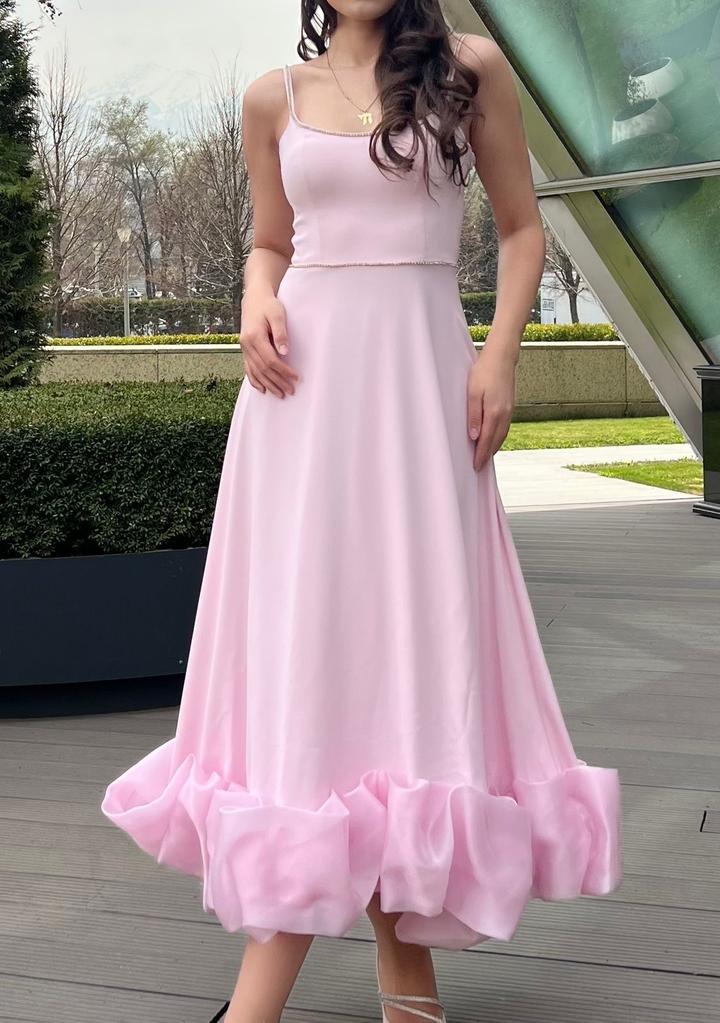 Нежно-розовое платье Prima la sposa