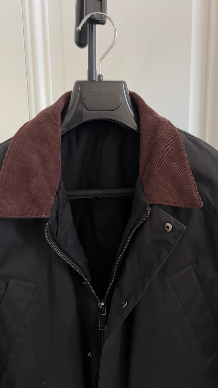 Куртка мужская из вощеной ткани Zara