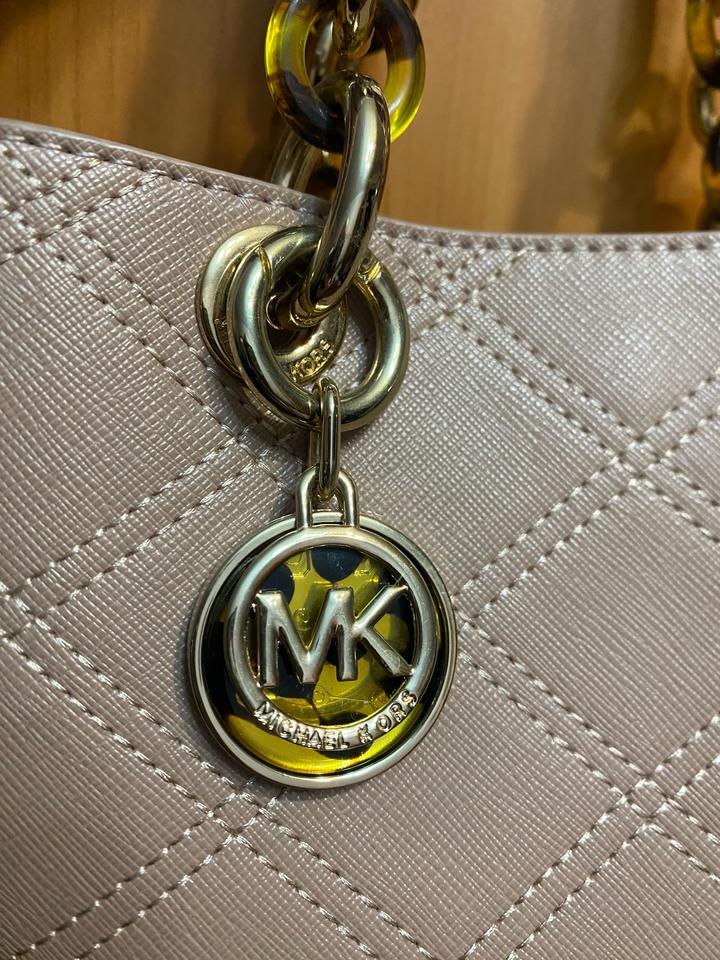 Сумка бежевая пудровая Michael Kors