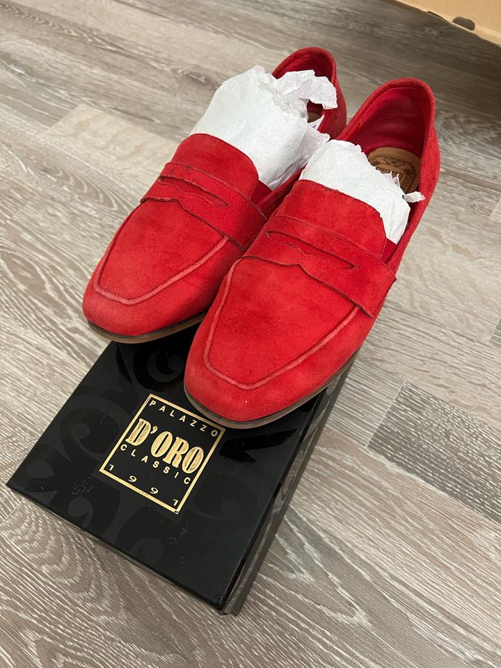 Замшевые лоферы