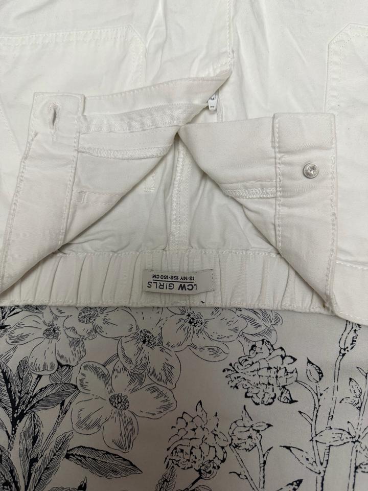 Белые джинсы карго