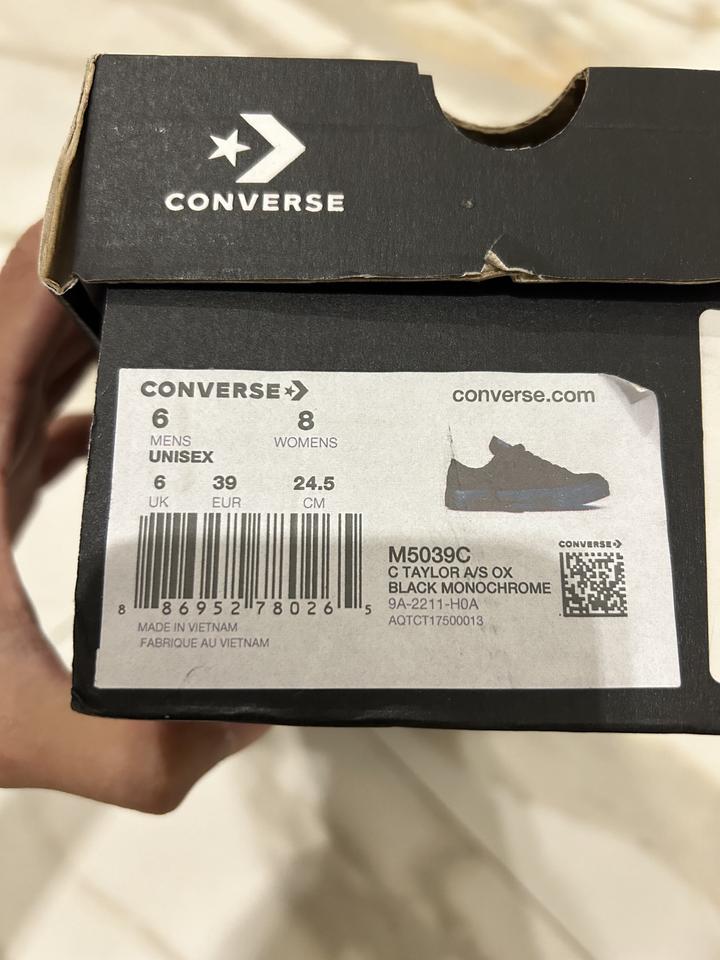 конверсы черные 39 размер