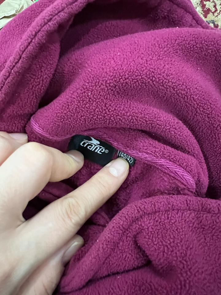 Флисовая теплая кофта для прогулки