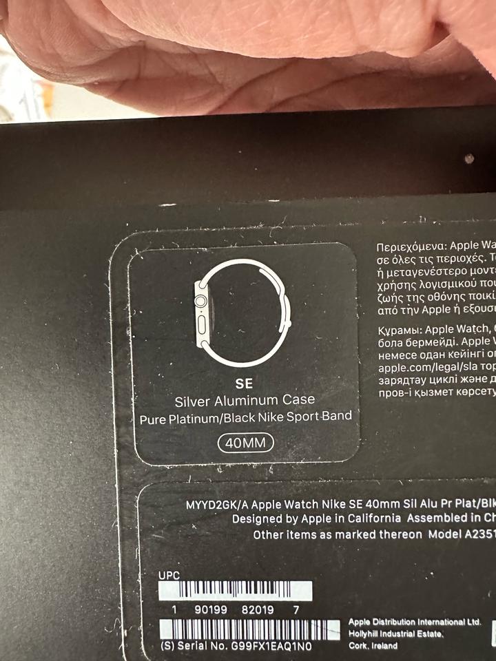 Смарт часы APPLE Watch Nike SE, 40mm