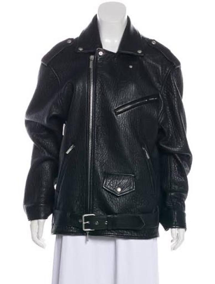 Leather jacket Raey