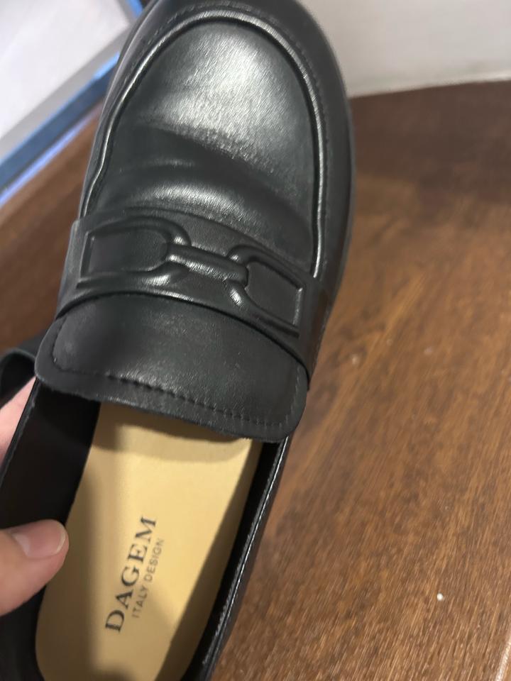 Кожанные лоферы Дагем