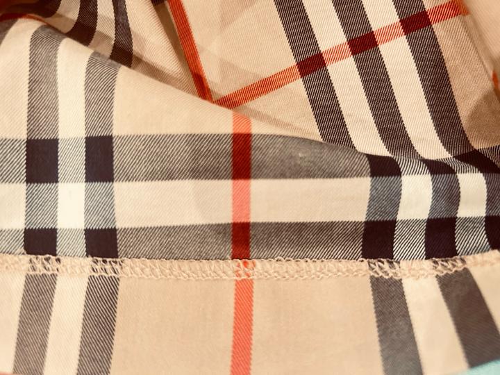 Burberry бежевое платье в клетку