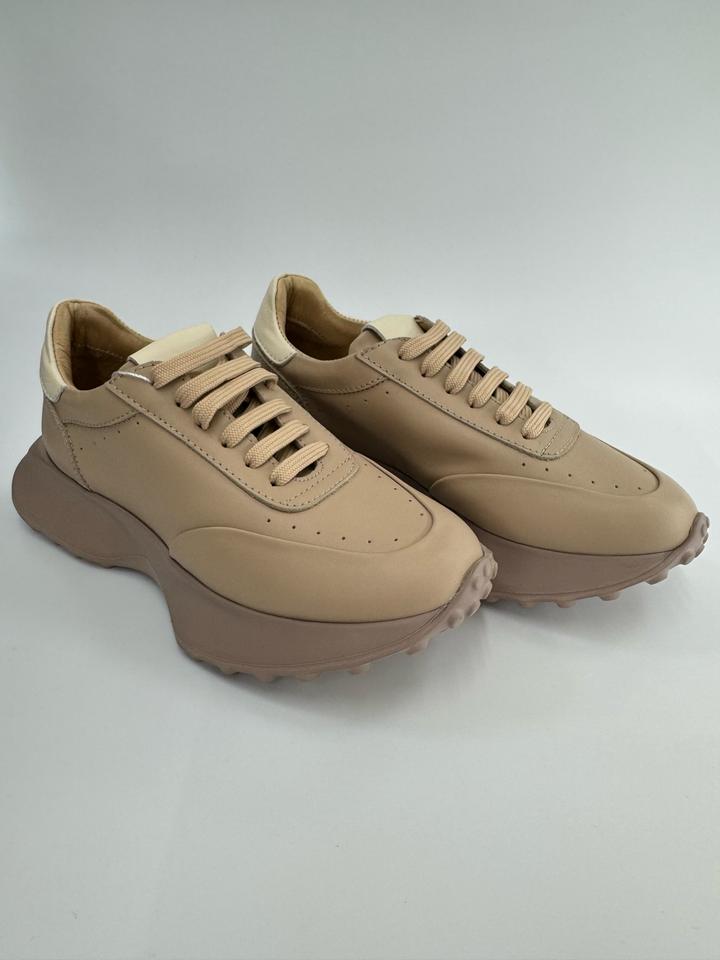 Новые беж кроссовки Турецкие натуральная кожа 36,37,38