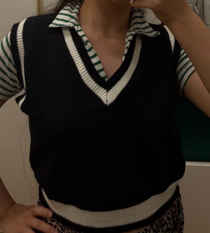 Жилет Preppy Oversize