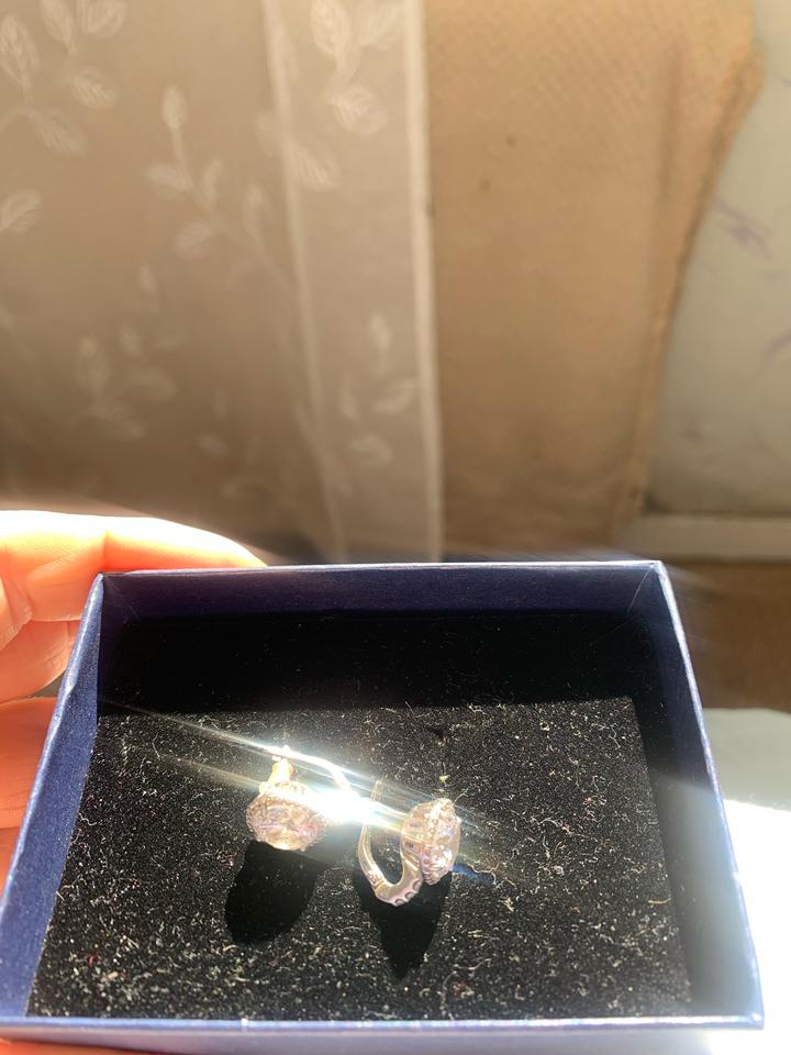 Серьги серебро