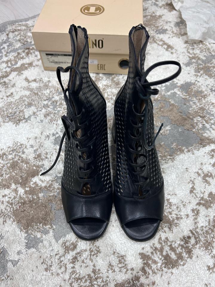 Ботильоны кожаные