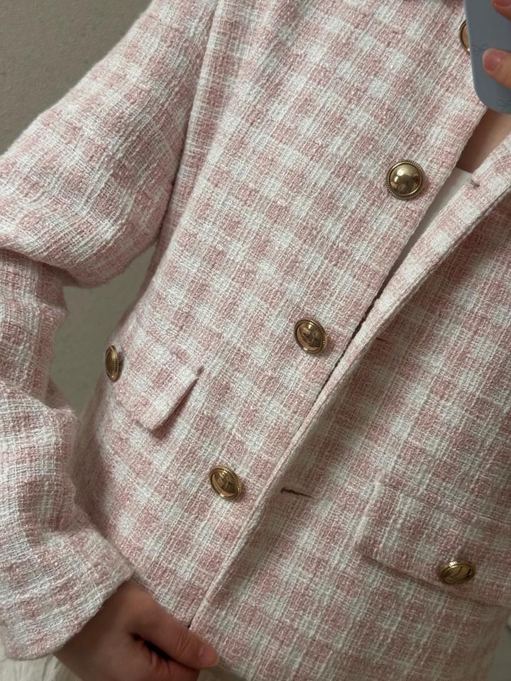 Твидовый пиджак Зара