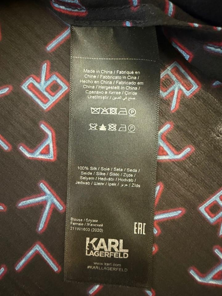 Блуза Karl Lagerfield 100% шелк