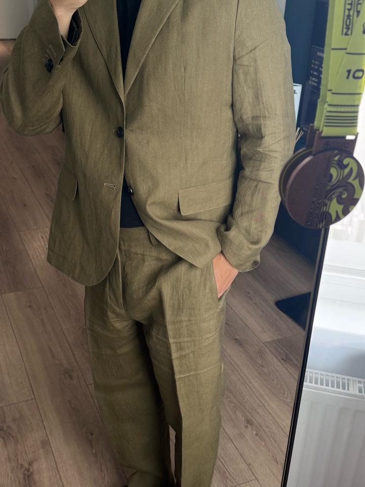 Костюм лен Massimo Dutti