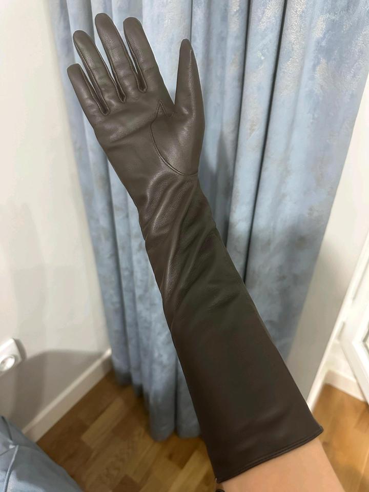 Перчатки кожаные