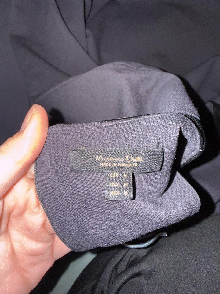 Серое платье Massimo Dutti