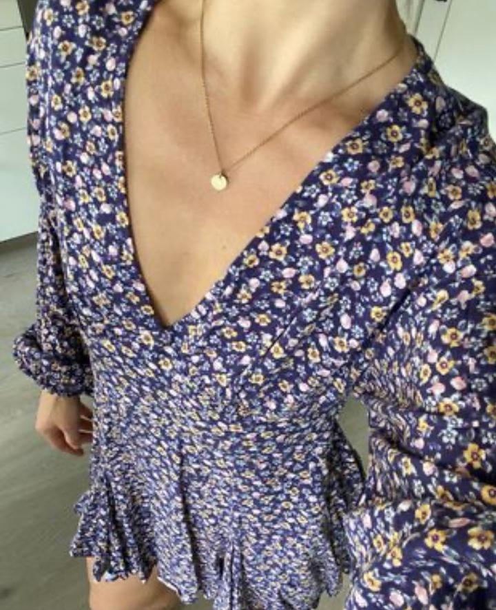 Фиолетовое платье Зара