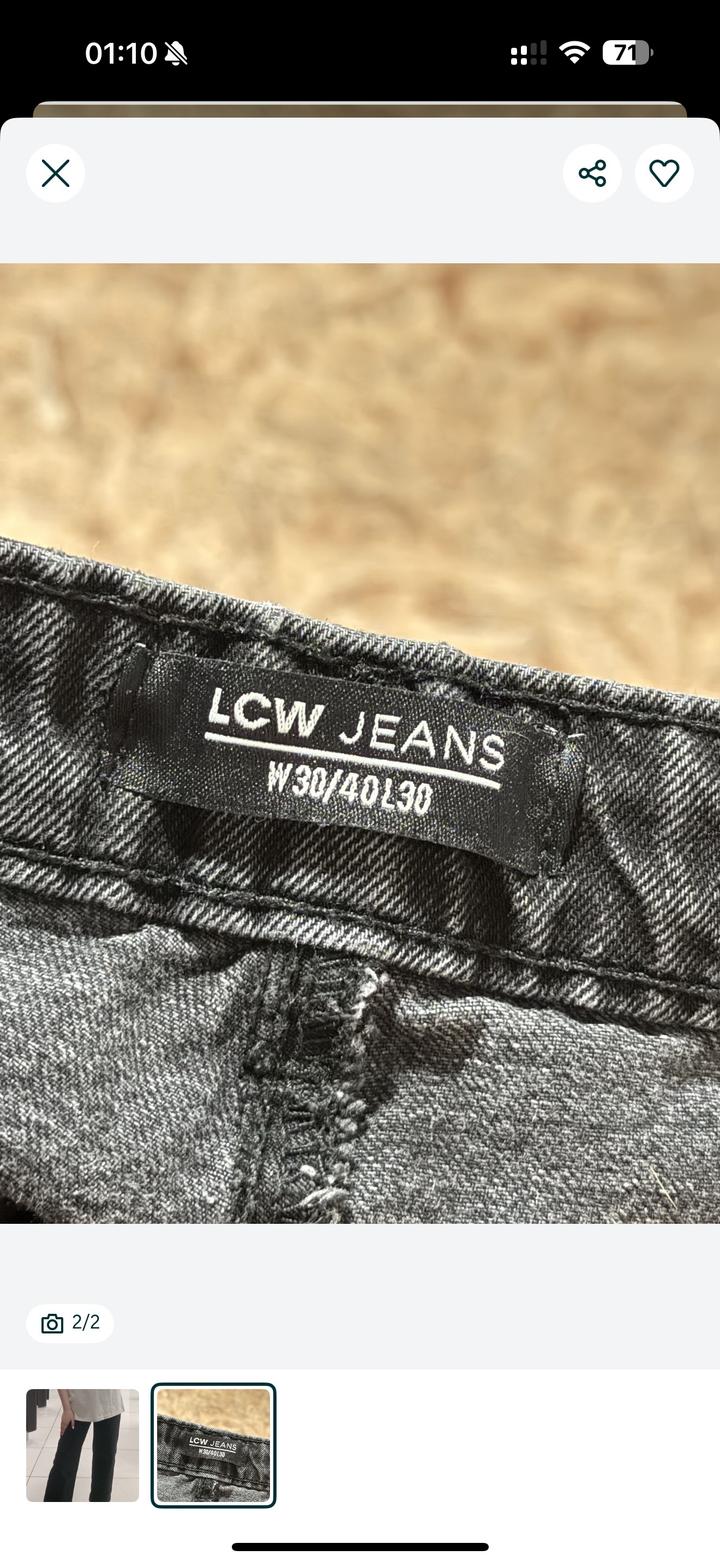 Джинсы черные вайкики