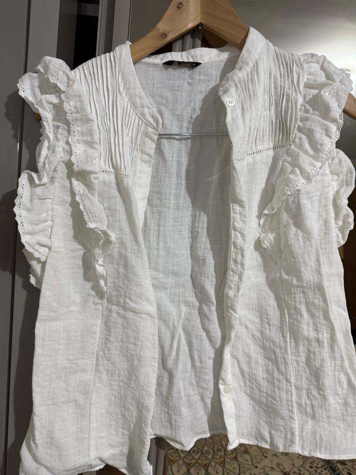 Хлопковая блуза zara