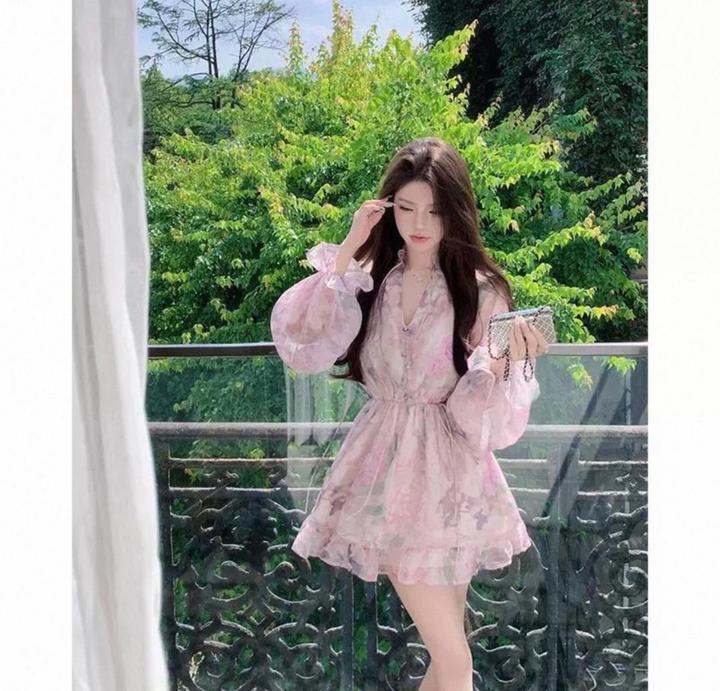 Нежная розовое платье