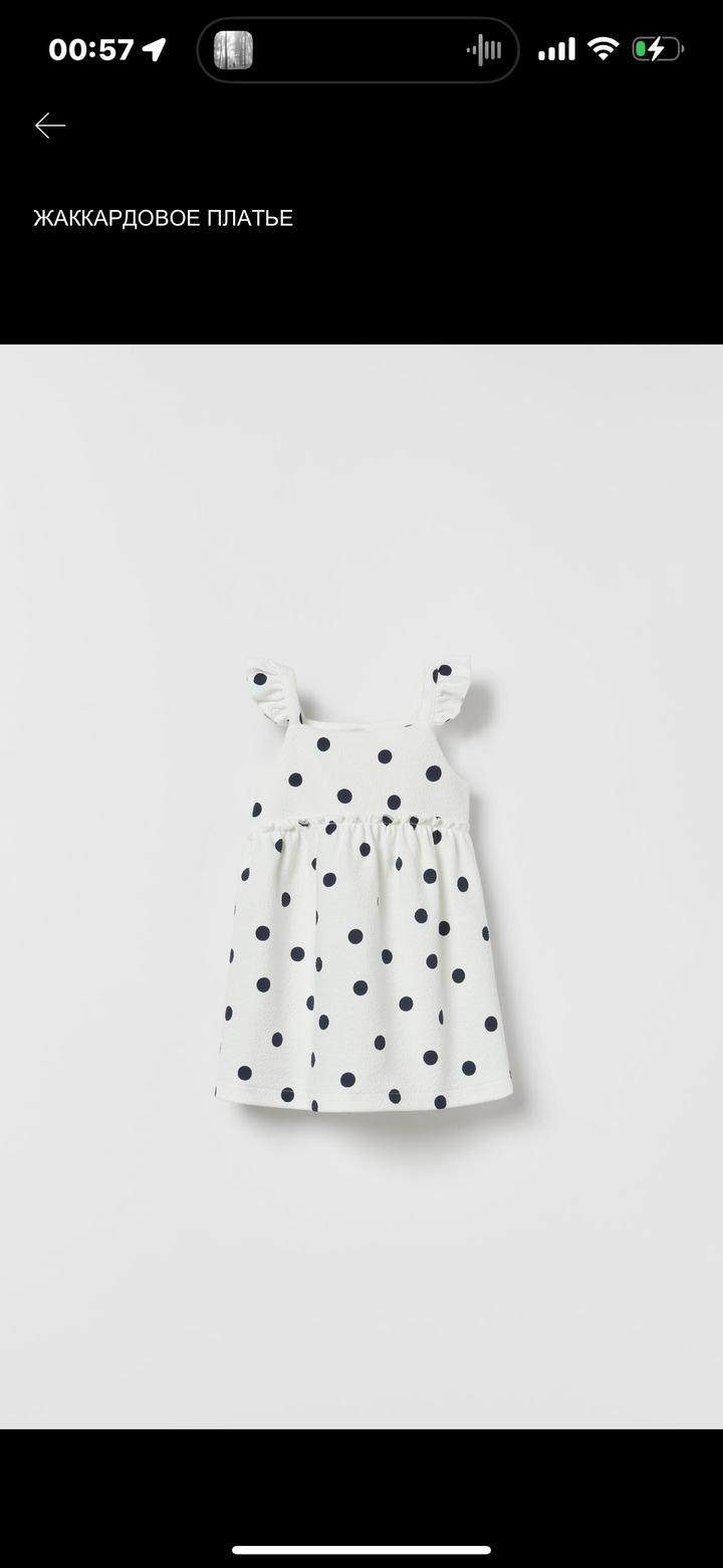 Платье в горошек