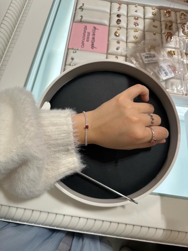 pandora браслет с сердечком