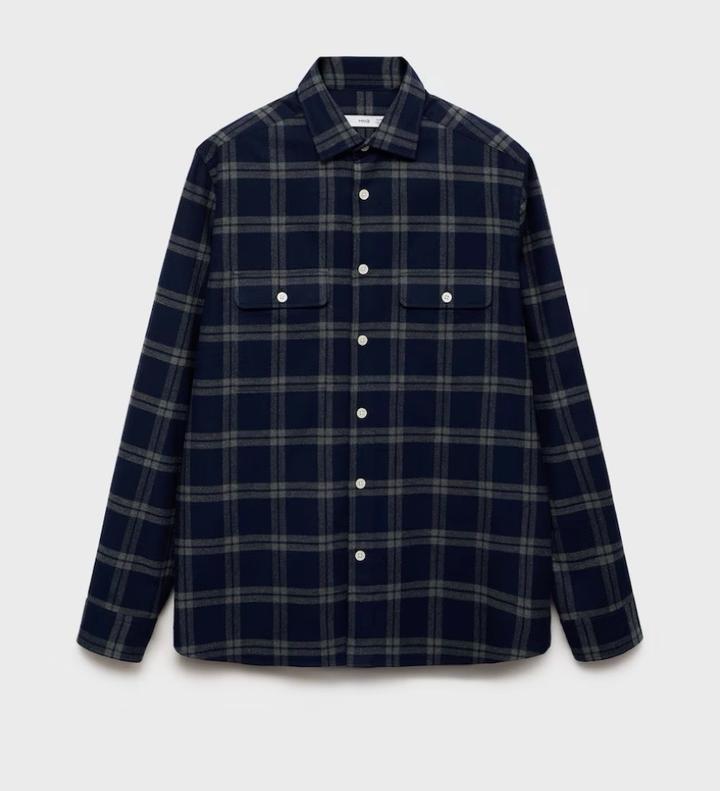 Мужской оверсшерт в клетку | casual | США