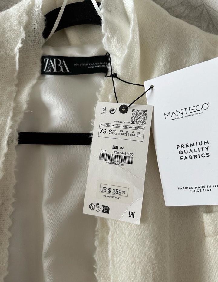 Пальто- халат ZARA 🍨 oversized XS-S