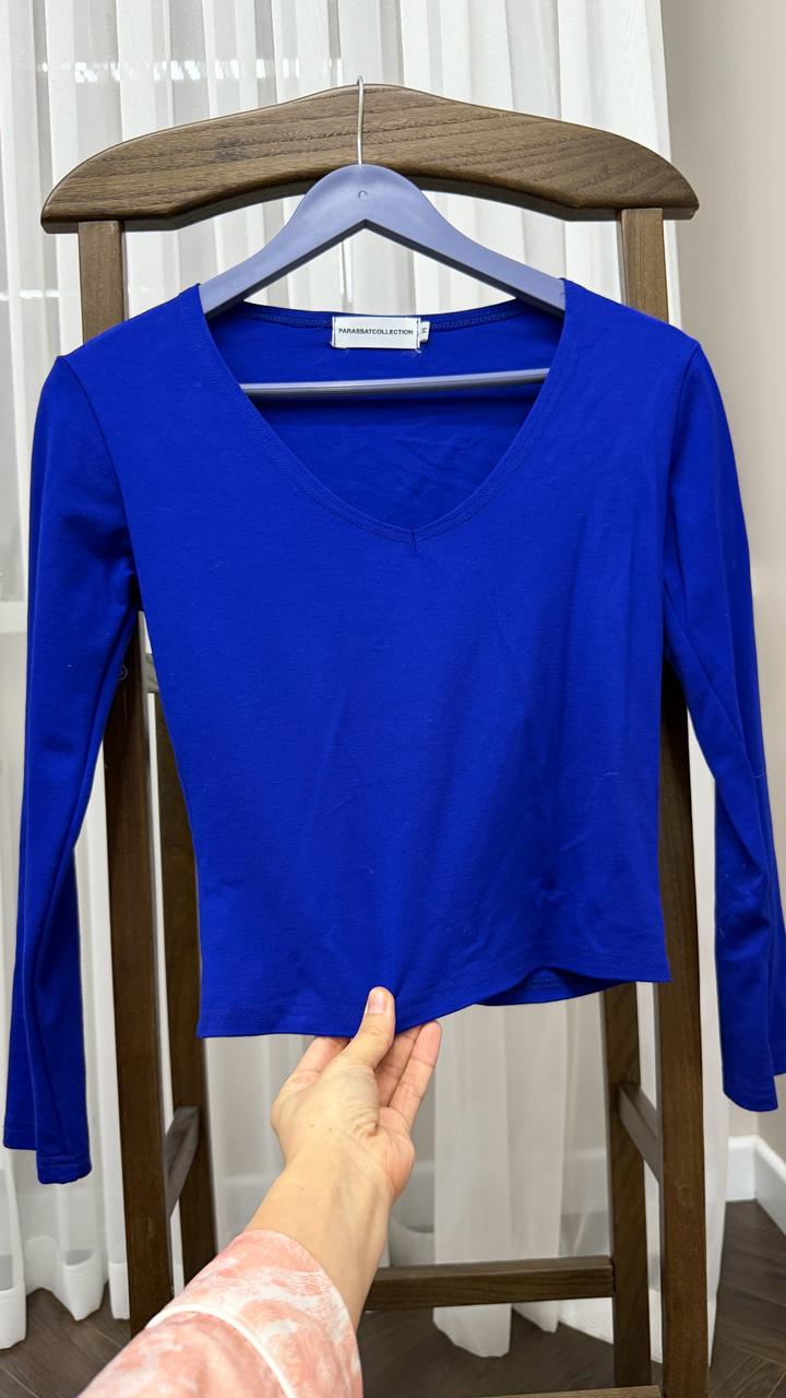 Синяя кофточка Parassat Collection женская, размер XS-S