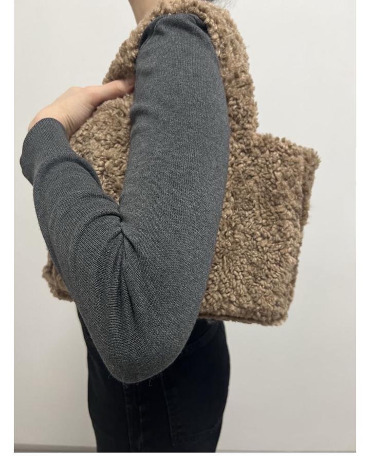 Сумка “Teddy” натуральная шерсть