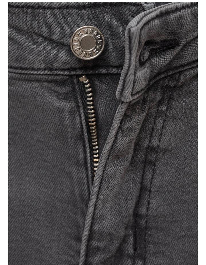 Джинсы зауженные Mango серый