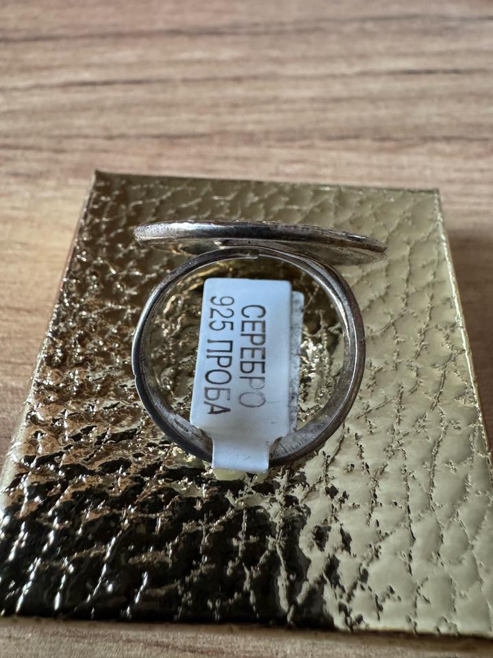 Кольцо новое, серебро