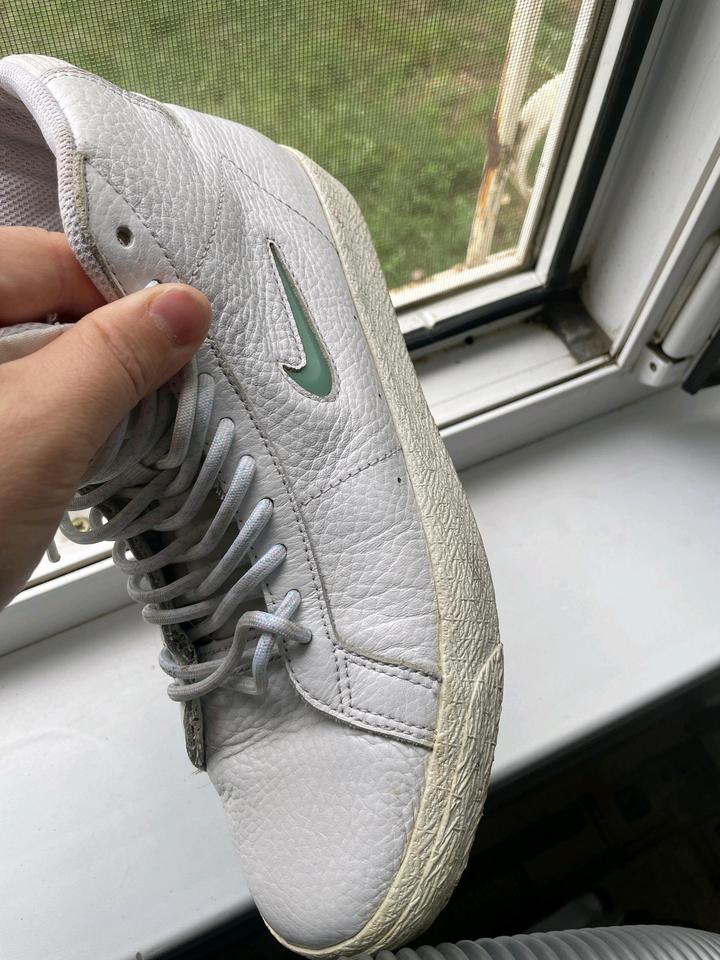 Nike Sb Blazer Mid Premium White Glacier