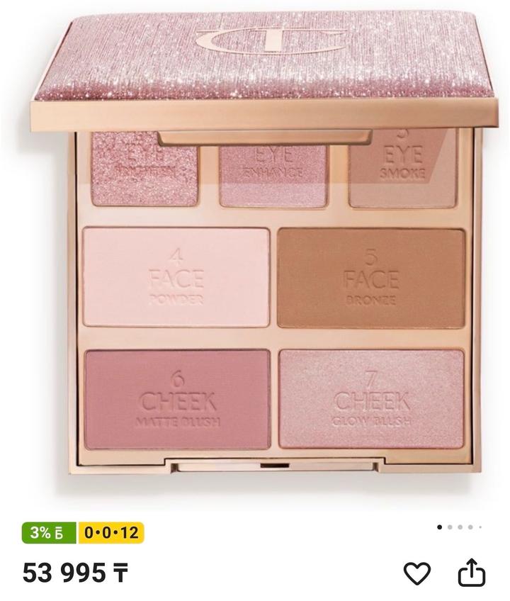 Charlotte Tilbury палетка