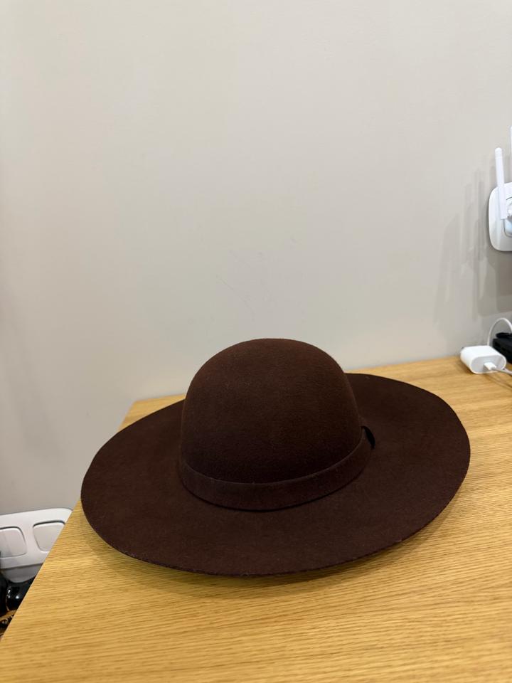 Коричневая шляпа