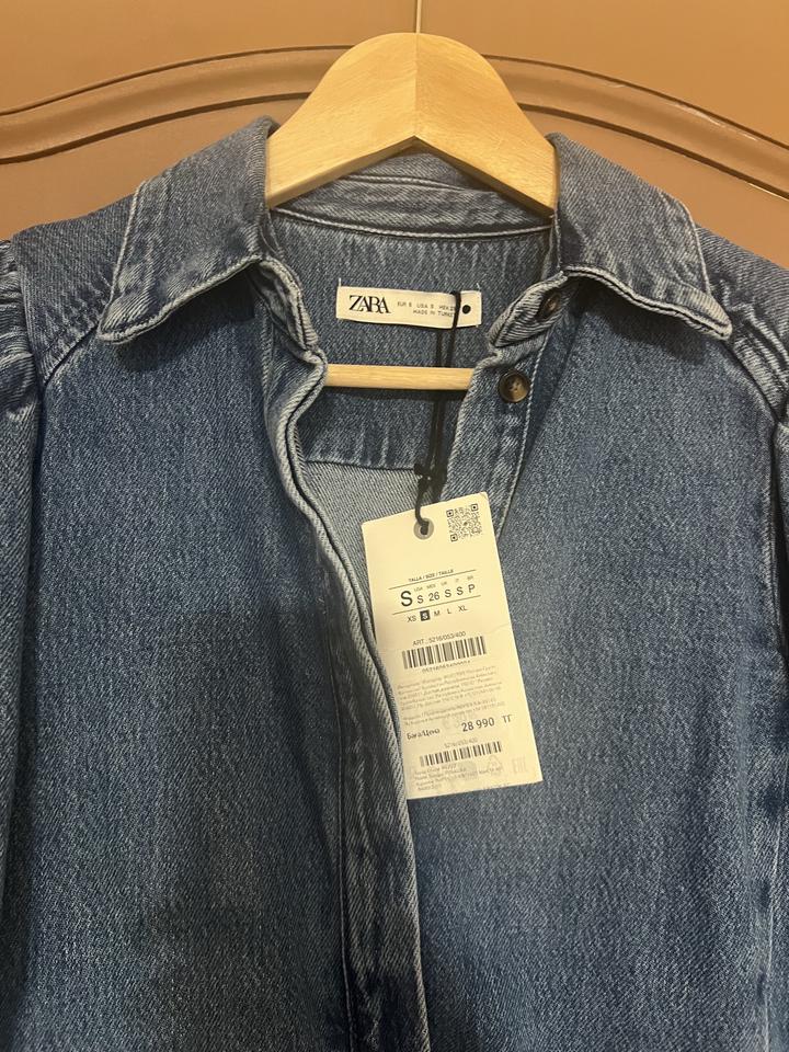 Джинсовая рубашка Zara