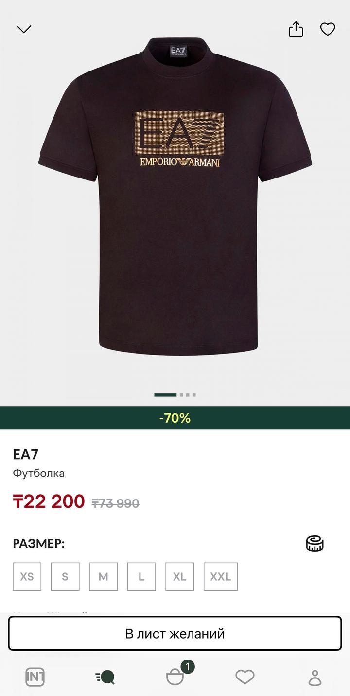 Футболка EA7