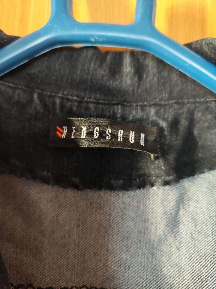 Джинсовый укороченный жакет (пиджак)