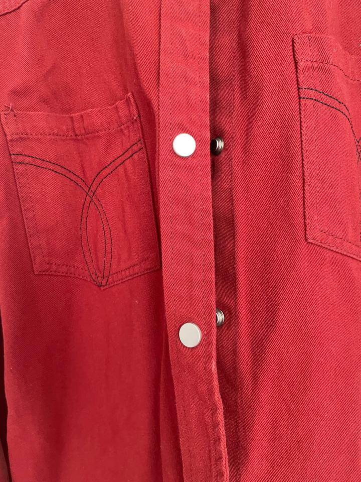 Рубашка бордовая