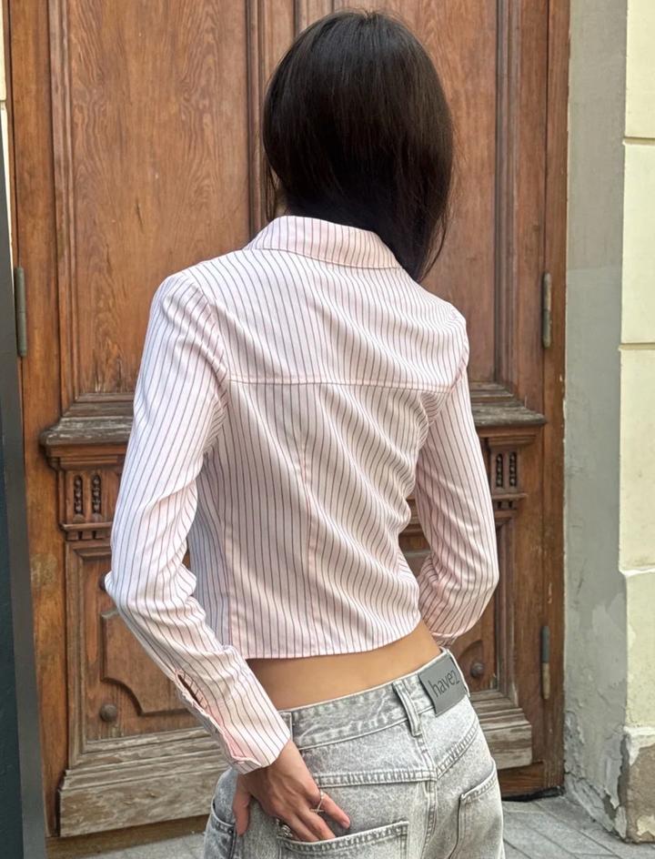 Приталенная рубашка