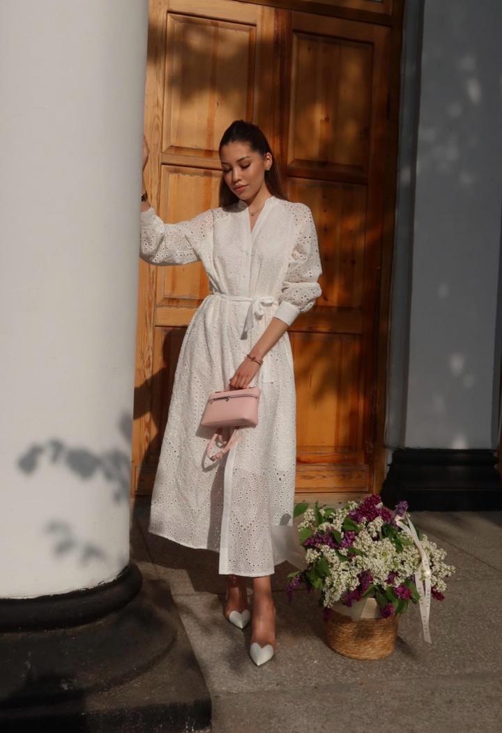 Белый сарафан