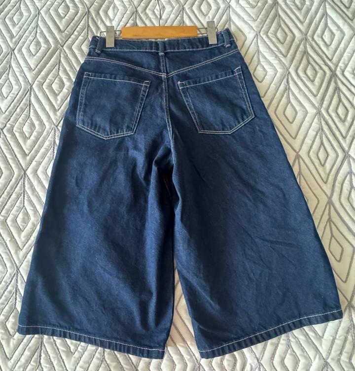 Джинсовые кюлоты шорты Bershka