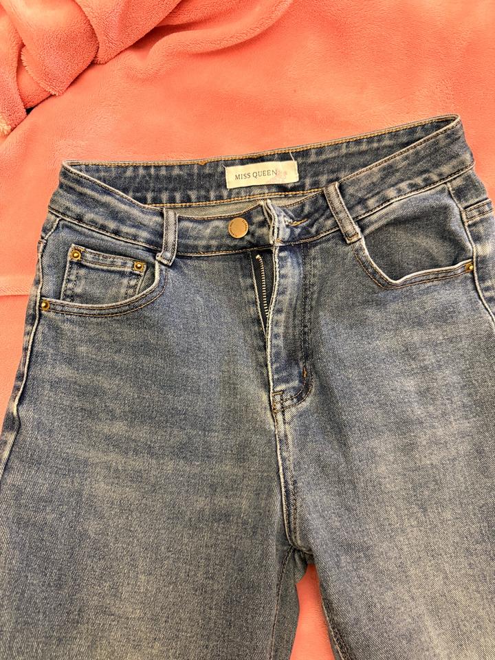 Джинсы и юбка шорты