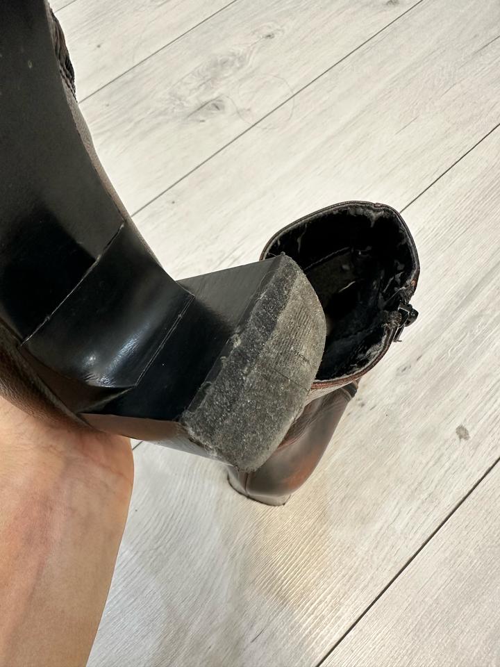 Ботильоны кожа натуральная винтаж