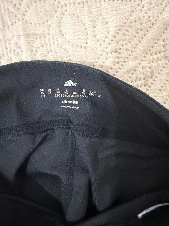 Adidas лосины черные оригинал xs