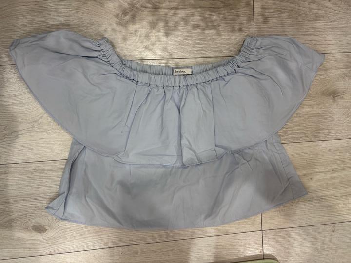 Крестьянка Bershka блуза кроп