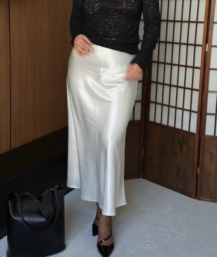 Атласная юбка